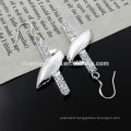 Fashion Earring Designs New Model Earrings Straight Pillar Earring Plating silver Earring DS006